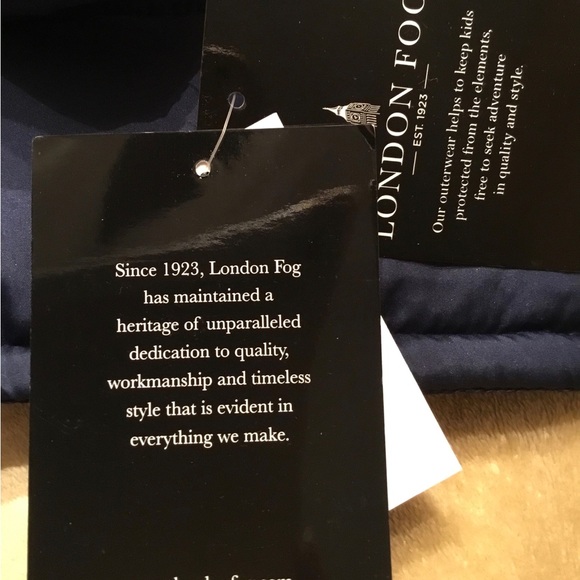 🆕 Designer / London Fog / Fall / Winter / Coat / NWT / Navy and Lime Green 🆕😎 - Picture 2 of 15